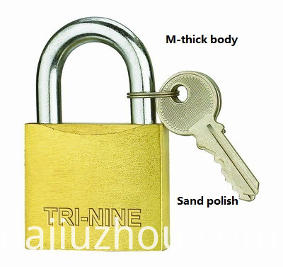 20mm M-thick Type Brass Padlocks 20mm M-thick Type Brass Padlocks
